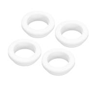 sourcing map 4Pcs Snap Rubber Grommet Hole Plug Mount Dia 28mm ID 23mm H 10mm Narrow Groove Width 2.5mm Seal Anti-Scratch for Electrical Box Cable Pipe White
