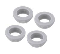 sourcing map 4Pcs Snap Rubber Grommet Plug Mount Dia 19mm ID 15mm Narrow Groove Width 2mm Seal Anti-Scratch for Electrical Box Cable Pipes Grey