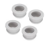 sourcing map 4Pcs Snap Rubber Grommet Plug Mount Dia 21mm ID 16.5mm Seal Anti-Scratch for Electrical Box Cable Pipe Grey