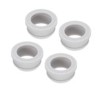sourcing map 4Pcs Snap Rubber Grommet Plug Mount Dia 24mm ID 19mm Seal Anti-Scratch for Electrical Box Cable Pipe Grey