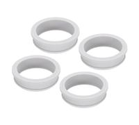 sourcing map 4Pcs Snap Rubber Grommet Plug Mount Dia 54.6mm ID 48.5mm Seal Anti-Scratch for Electrical Box Cable Pipe Grey