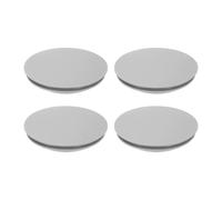 sourcing map 4Pcs Snug Plugs, Rubber Hole Plugs Round Soft Flexible Stopper Fit 40mm (1.57 Inch) Hole Dia., Waterproof Silicone Plug for Round Holes Sealing Kitchen Furniture, Gray