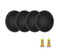 sourcing map 4Pcs Speaker Dust Cap 30mm/1.18" Outer Diameter Dome Paper Cap Subwoofer Coil Cover Caps with Repair Glue for Speaker Decoration Accessory Repair