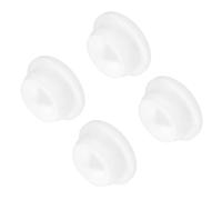 sourcing map 4pcs T-Shaped Silicone Plugs 26mm 1 Inch Dia Snap in Plug Hole Seal Cover Round Rubber Stopper for Kitchen Rubber Bulkheads Waterproof Sealing Plugs White