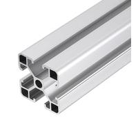 sourcing map 4PCS t Slot 4040 Aluminum Extrusion, 600mm European Standard Anodized Linear Rail Profile Framing for 3D Printer Parts CNC DIY Projects, Silver