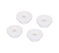 sourcing map 4Pcs T Type Rubber Grommet Mount Dia 25mm ID 15mm H 15mm Seal Protection Flexible Hole Plugs for Cable Pipe White