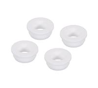 sourcing map 4Pcs T Type Rubber Grommet Mount Dia 33.3mm ID 22mm H 15mm Seal Protection Flexible Hole Plugs for Cable Pipe White