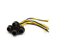 sourcing map 4pcs T10 Motorbike Light Socket Connector Extension LED Wedge Holder