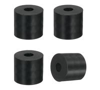 sourcing map 4Pcs Thick Rubber Spacer, 1-3/16 Inch OD x 3/8 Inch ID x 1-3/16 Inch Thickness