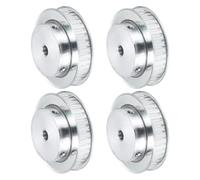 sourcing map 4Pcs Timing Belt Pulley Aluminum Idler Pulley XL40 Teeth 5/16"(8mm) Bore for 10mm Width Belts, 3D Printers, CNC Machines, Industry