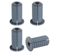 sourcing map 4Pcs Wall Grommets 3/4 Inch 19mm Silicone Anti-Slip Wall Pass Through Cable Bushing Feed Through Grommets Ethernet Cable Routing Kit, Gray