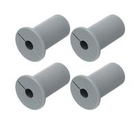 sourcing map 4Pcs Wall Grommets for Cables 3/4 Inch Silicone Cable Wall Bushing Feed Through Cable Routing Kit Accessories Wall Cable Pass Through for Ethernet with 7mm Hole, Grey