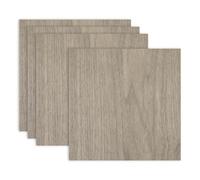 sourcing map 4PCS Walnut Plywood Sheets,12 x 12 x 1/8 Inch Unfinished Wood Board Lightweight/Durable Wood Panels for Laser Cutting & Engraving,Crafts,Painting, Aircraft Model