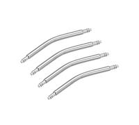 sourcing map 4pcs Watch Band Link Pin, Spring Bar Pins 1.8mm Dia 25mm Length, Stainless Steel Double Flanged End Pins for Watch Band Strap