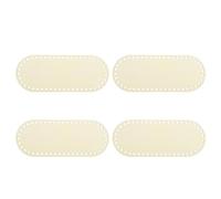 sourcing map 4Pcs Wooden Basket Bottom, 3.94x9.84 Oval Blank Natural Wood Base Solid Crochet Basket for DIY Craft Weaving Basket Making Supplies Home Decor