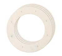 sourcing map 4Pcs Wooden Wreath Frames, Round 11.8" OD/7.9" ID Unfinished Floral Hoop Rings for DIY Christmas Easter Crafts Wedding Holiday Wall Home Decor