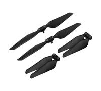 sourcing map 4Pcs X8SE RC Propellers Blade Prop 2 Vane 21.5cm Dia Plastic Black Folding Paddle Low-Noise Propeller for FIMI X8SE RC Airplane DIY Aircraft Drone