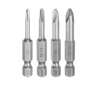 sourcing map 4pcs Y Shape Screwdriver Bits 1/4" Hex Shank S2 Steel Magnetic Y3/Y4/Y5/Y6 Head 2" Length Screw Driver Bits Electric Screw Driver Bit for Repair Work