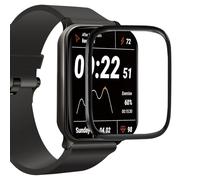 sourcing map 4pcsWatch Glass Curved Screen Protectors 35mm x 41mm Rectangle HD Tempered Glass Smart Watch Dial Crystal Face Protective Film Full Coverage for Watch S6/S5/S4 44mm, Clear