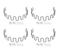 sourcing map 4Sets Upholstery Spring Replacement Kits, 17.72" Sagging Cushions Repair Kit with Clips Nails for Furniture Sofa Recliner Chair