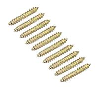 sourcing map 4x11mm Hanger Bolts, 48pcs Double Ended Self-Tapping Thread Wood to Wood Dowel Screws for Wood Connecting