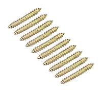 Sourcing Map 4x13mm Hanger Bolts, 12pcs Double Ended Self-Tapping Thread Dowel Screws for Wood Connecting
