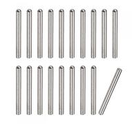 sourcing map 4x30mm Dowel Pins, 20pcs 304 Stainless Steel Round Head Flat Chamfered End Dowel Pin Bunk Bed Pins Shelf Pegs Support Shelves Fasten Elements