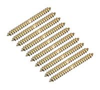Sourcing Map 4x38mm Hanger Bolts, 24pcs Double Ended Self-Tapping Thread Dowel Screws for Wood Connecting