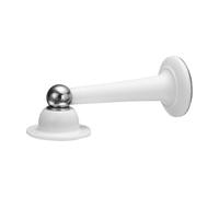 sourcing map 5.1" Magnetic Door Stoppers, Magnetic Doorstops for Wall and Floor Mounting, No Drilling Door Holder with Adhesive for RV Baggage Doors, Home, Office, White