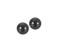 sourcing map 5/16 inch Ceramic Bearing Balls, 2 Pcs Si3N4 Silicon Nitride Ball G10 Precision Balls for Aerospace Automotive Robotics, Black