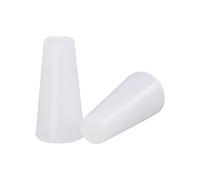 sourcing map 5/16" to 33/64" Solid Silicone Rubber Tapered Plug for Powder Coating, Painting, Anodizing, Plating, Sandblasting 20pcs