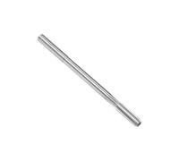 sourcing map 5.1mm Chucking Reamer, HSS Cobalt M35 Lathe Machine Reamer D4 6 Straight Flutes, Round Shank Milling Cutting Tool, for Stainless Steel Alloy Copper Metal