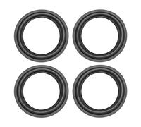 sourcing map 5.5" 5.5 Inch Speaker Rubber Edge Surround Rings Replacement Part for Speaker Repair or DIY 4pcs
