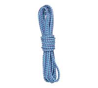 sourcing map 5.5 Yard Leather Cord, 5.5mm Round Braided Leather Strips Rope Folded String for Crafts Jewelry Making Necklace Bracelets Belt, Sky Blue+Purple