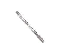 sourcing map 5.5mm Chucking Reamer, HSS Cobalt M35 Lathe Machine Reamer D4 6 Straight Flutes, Round Shank Milling Cutting Tool, for Stainless Steel Alloy Copper Metal