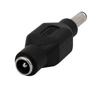sourcing map 5.5mm x 2.1mm Female to 4.5mm x 3mm Male Jack DC Power Adapter Connector Black