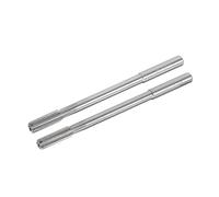 sourcing map 5.6mm and 5.7mm Chucking Reamer, Cobalt M35 Lathe Machine Reamer D4 6 Straight Flutes, Round Shank Milling Cutting Tool, for Stainless Steel Alloy Copper Metal, 3pcs