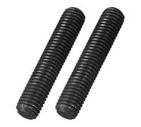 sourcing map 5/8-11 UNC Fully All Threaded Rod, 4Pcs B7 Alloy Steel Long Threaded Screw 3.1" Length Right Hand Threads Fully Studding Rod Bar for Machinery, Construction, Black