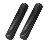 sourcing map 5/8-11 UNC Fully All Threaded Rod, 4Pcs B7 Alloy Steel Long Threaded Screw 3" Length Right Hand Threads Fully Studding Rod Bar for Machinery, Construction, Black