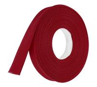 sourcing map 5/8 Inch Double Fold Bias Tape Polyester Continuous Bulk Bias Tape for Sewing Seaming Quilting Hemming Binding Crafts (Wine Red 6 Yards)