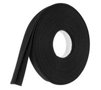 sourcing map 5/8 Inch Double Fold Bias Tape Polyester Continuous Bulk Bias Tape for Sewing Seaming Quilting Hemming Binding Crafts (Black 10 Yards)