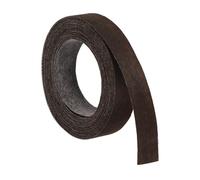 sourcing map 5/8 Inch x 10ft Wood Veneer Edge Banding, Pre-Glued Flexible Eucalyptus Edging Strips, Iron on with Hot Melt Adhesive Wood Tape for Cabinet Repair and Furniture Restoration