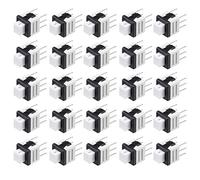 sourcing map 5.8x5.8x7mm PCB Dip Mounting Tact Tactile Push Button Switch Latching 6 Pin 25PCS