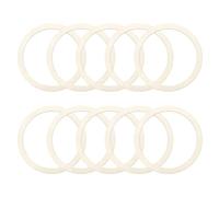 sourcing map 5.9 Inch Unfinished Wood Rings Natural Wooden Ring Circle Flat Round Shape Ornaments Wooden Slices for Frames, DIY Crafting Projects, Painting, Home Decor, 20Pcs