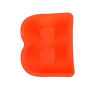 sourcing map 5 Inch Large 3D Alphabet Letter Mould for Resin, B Capital Silicone Letter B Mould for Epoxy Resin Art DIY Crafts Decoration, Red
