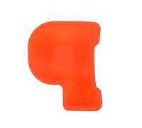 sourcing map 5 Inch Large 3D Alphabet Letter Mould for Resin, P Capital Silicone Letter P Mould for Epoxy Resin Art DIY Crafts Decoration, Red