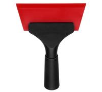 sourcing map 5 Inch Shower Squeegee for Glass Doors, All-Purpose Bath Squeegee with Handle for Bathroom Window Mirror Car Glass, Red