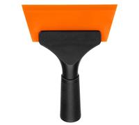 sourcing map 5 Inch Shower Squeegee for Glass Doors, All-Purpose Bath Squeegee with Handle for Bathroom Window Mirror Car Glass, Orange