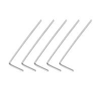 sourcing map 5 Pack 0.9mm Hex Key Wrench, l Shaped Long Arm CR-V for 3D Printer Kits Repairing