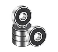 sourcing map 5 Pack 625 2RS Deep Groove Ball Bearings, 5x16x5mm Chrome Steel Double Rubber Seal Bearing for Electric Motor, Home Appliances, Garden Machinery, (ABEC5)
